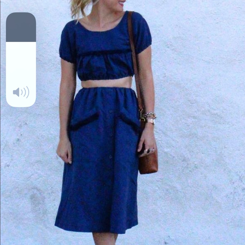 Reformation 2 piece skirt set